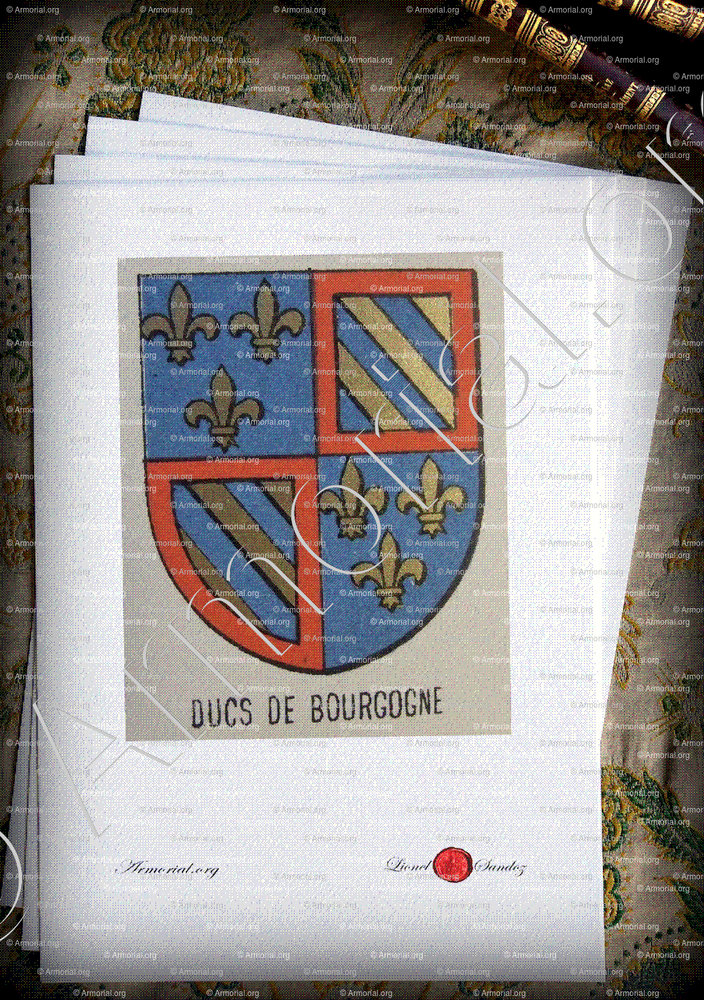 Ducs De Bourgogne Armoiries Blason Etymologie Et Origine Nom De Famille Genealogie Ancetres Histoire Armorial Org