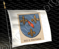 drapeau-Ducs  de MONTPENSIER_Bourbonnais_France