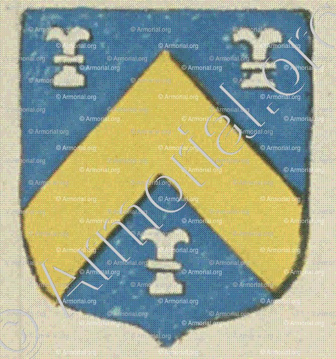 du ROCHER (La Rochelle)_Blason enregistré sous le règne de Louis XIV._France