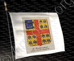 drapeau-DE MONTMORENCY_Noblesse d'Empire._France