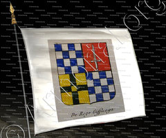 drapeau-DE REGE GIFFLENGA_Noblesse d'Empire._France