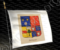 drapeau-DE SEROUX_Noblesse d'Empire._France