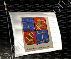 drapeau-DEBURGUES MISSIESSY_Noblesse d'Empire._France