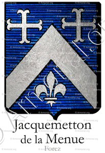 JACQUEMETTON de la MENUE