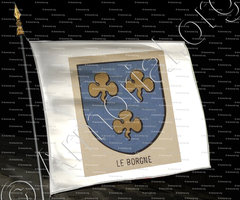 drapeau-LE BORGNE_Bourbonnais_France