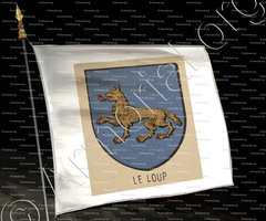 drapeau-LE LOUP_Bourbonnais_France