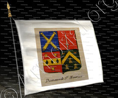 drapeau-DESVAUX DE SAINT MAURICE_Noblesse d'Empire._France