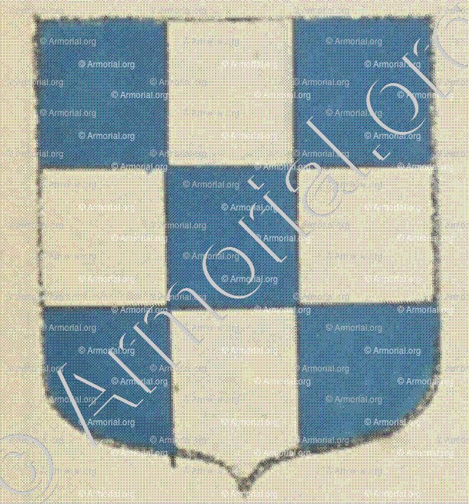 FLORENCEAU (La Rochelle)_Blason enregistré sous le règne de Louis XIV._France