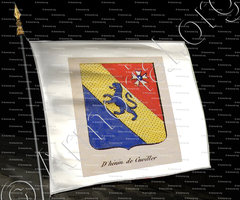 drapeau-D'HENIN DE CUVILLER_Noblesse d'Empire._France