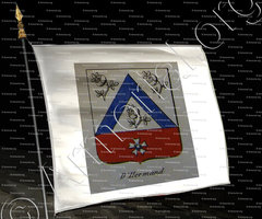 drapeau-D'HERMAND_Noblesse d'Empire._France