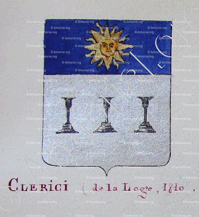 CLERICI de la LOGE_Armorial Nice. (J. Casal, 1903) (Bibl. mun. de Nice)._France (i)