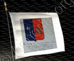 drapeau-La CAILLE_Armorial Nice. (J. Casal, 1903) (Bibl. mun. de Nice)._France (i)