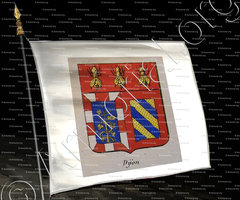 drapeau-DIJON_Noblesse d'Empire._France