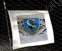 drapeau-SEYSSELLENSIS COMMUNITAS_Seyssel. Ain & Haute-Savoie._France