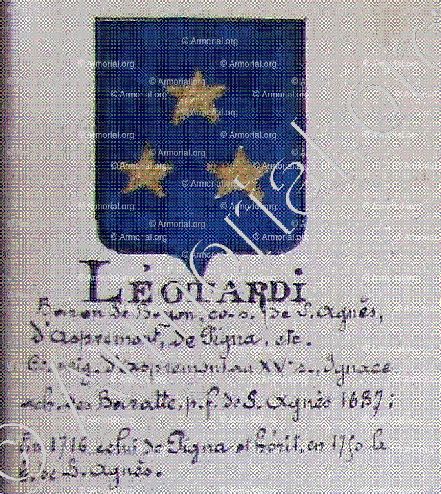 LEOTARDI (Léotard)_Armorial Nice. (J. Casal, 1903) (Bibl. mun. de Nice)._France (i)