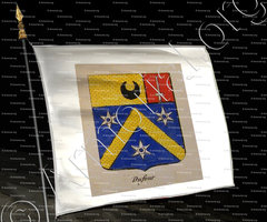 drapeau-DUFOUR_Noblesse d'Empire._France