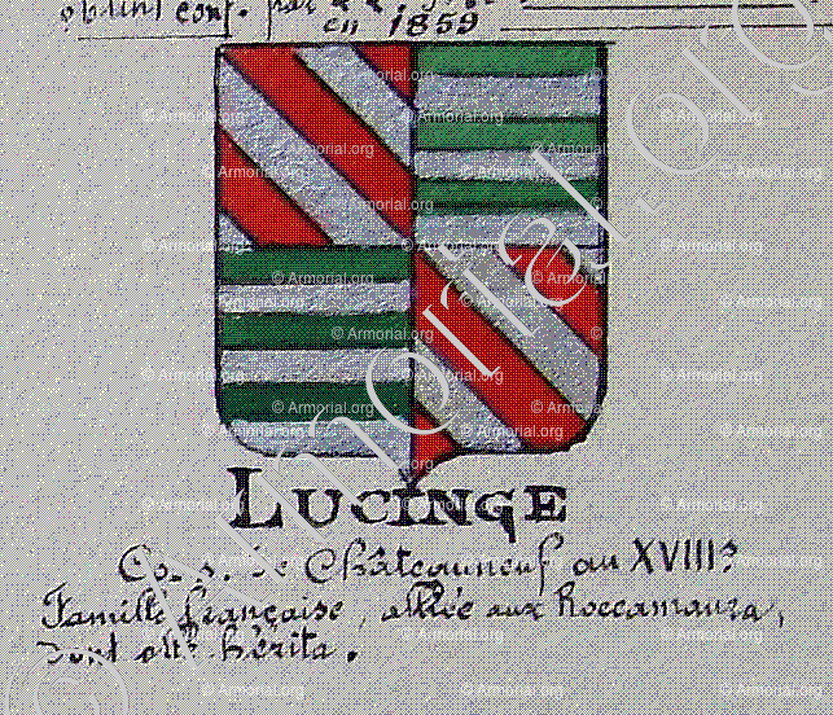 LUCINGE_Armorial Nice. (J. Casal, 1903) (Bibl. mun. de Nice)._France (i)