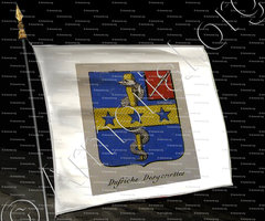 drapeau-DUFRICHE DESGENETTES_Noblesse d'Empire._France