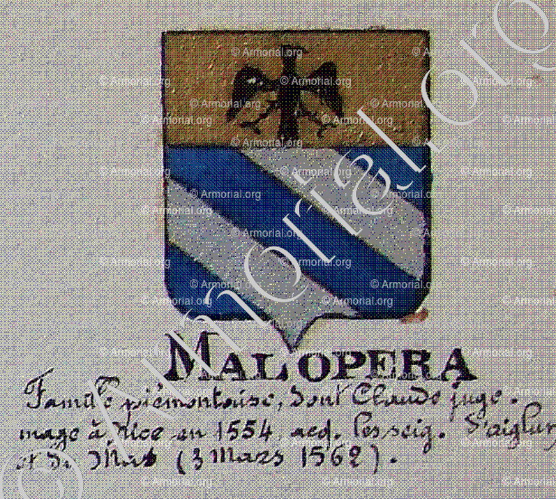 MALOPERA_Armorial Nice. (J. Casal, 1903) (Bibl. mun. de Nice)._France (i)