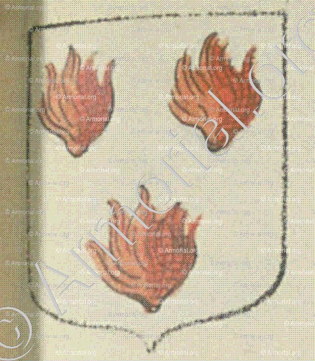 GARRAUD (La Rochelle)_Blason enregistré sous le règne de Louis XIV._France