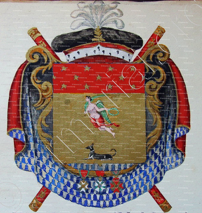 MASSENA de RIVOLI d'ESSLING - Armorial Nice. (J. Casal, 1903) (Bibl. mun. de Nice) - France (ii)