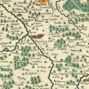 BOURBONNAIS (carte 1631)_Bourbonois. Borbonium Ducatus - 1631_France (4)