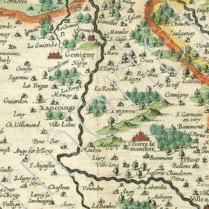 BOURBONNAIS (carte 1631)_Bourbonois. Borbonium Ducatus - 1631_France (5)