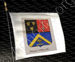 drapeau-DURAND D'HERVILLE_Noblesse d'Empire._France