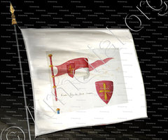 drapeau-de SAINT SAENS_Boulonnais, Ponthieu, Artois. Archives du Pas-de-Calais._France