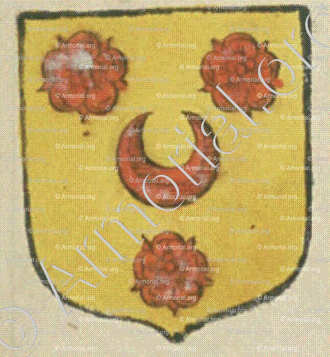 GENDREAU (La Rochelle)_Blason enregistré sous le règne de Louis XIV._France