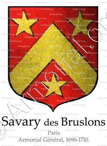 SAVARY des BRUSLONS