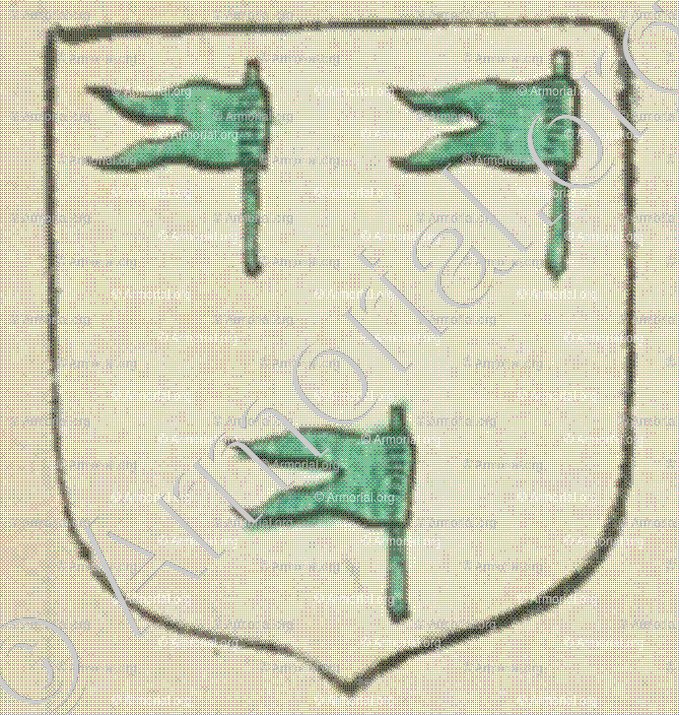 GIRET (La Rochelle)_Blason enregistré sous le règne de Louis XIV._France