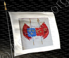 drapeau-NICAEA 1543, FRANCO-TURCS_Armorial Nice. (J. Casal, 1903) (Bibl. mun. de Nice)._France