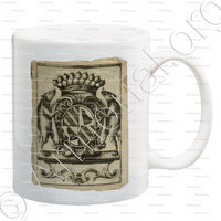 mug-FEVRET DE FONTETTE_Bourgogne - Ex-libris du XVIIIe Siècle._France (i)