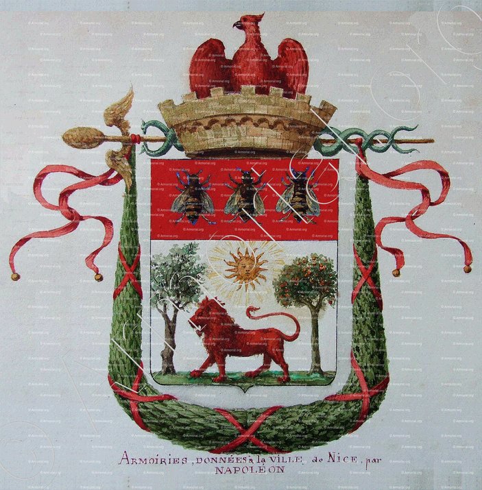 NICAEA 1810-1814_Armorial Nice. (J. Casal, 1903) (Bibl. mun. de Nice)_France 