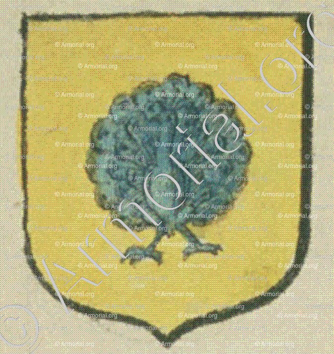 GREGOIREAU (La Rochelle)_Blason enregistré sous le règne de Louis XIV._France