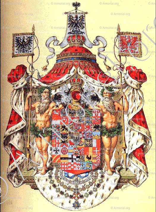 PREUßEN_Großes Wappen Preußens um 1873_Deutschland 