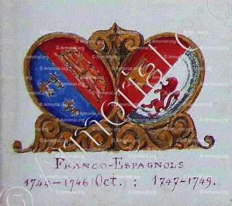 NICE 1744-1746 1747-1749, FRANCO-ESPAGNOL