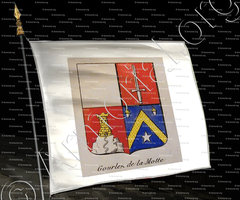 drapeau-GOURLEZ DE LA MOTTE_Noblesse d'Empire._France