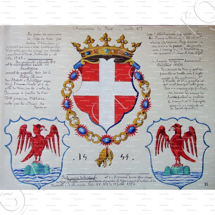 NISSE 1444_Armorial Nice. (J. Casal, 1903) (Bibl. mun. de Nice)_France