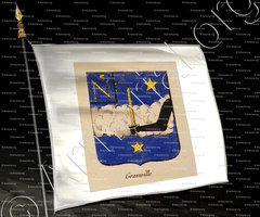 drapeau-GRANVILLE_Noblesse d'Empire._France