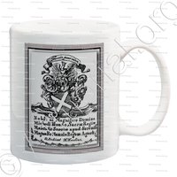 mug-Le BLON ou BLONDO_Hainaut, Amsterdam, Francfort sMain._Belgique Pays-Bas Allemagne