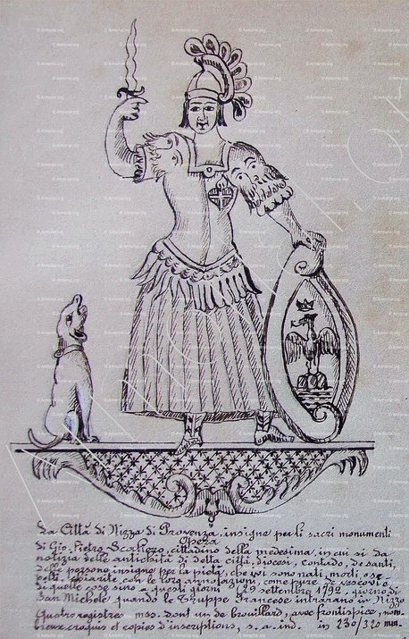 NISSE de PROVENCE 1792_Armorial Nice. (J. Casal, 1903) (Bibl. mun. de Nice)_France