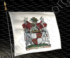 drapeau-SHERBORNE_Dutton de Sherborne. Cheshire, 1678._United Kingdom. ..