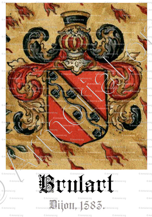 BRULART_Dijon, 1583. Bourgogne._France