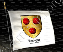 drapeau-BOULOGNE_Comtes de Boulogne_France