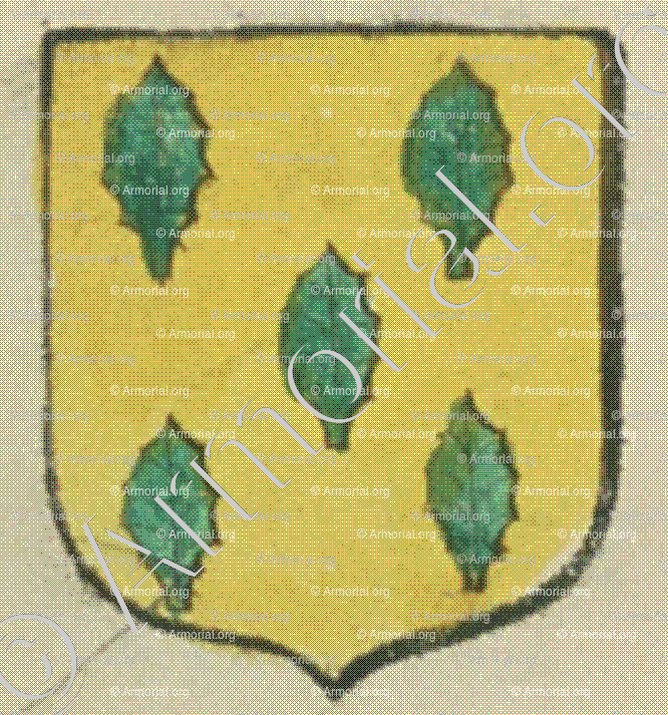 HOUMEAU (La Rochelle)_Blason enregistré sous le règne de Louis XIV._France