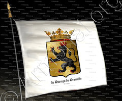 drapeau-de QUENGO de CRENOLLE_Bretagne. Marquis de Crenole 1779_France