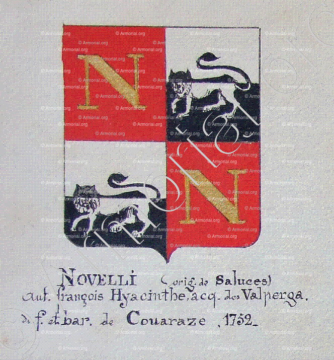 NOVELLI_Armorial Nice. (J. Casal, 1903) (Bibl. mun. de Nice)._France 