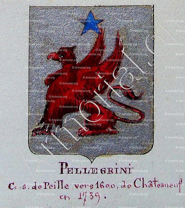 PELLEGRINI_Armorial Nice. (J. Casal, 1903) (Bibl. mun. de Nice)._France